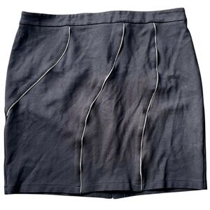 🇨🇦 Bali Black Zip-Detail Pencil Skirt – Size 18 XL
